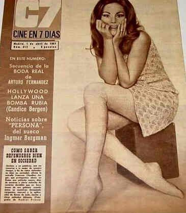 CINE EN 7 DIAS magazine side cover Issue 312 1 April 1967