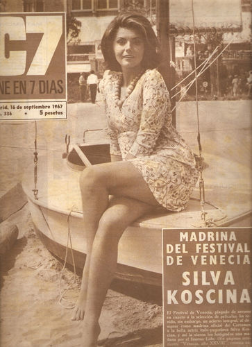 CINE EN 7 DIAS magazine side cover Issue 336 16 September 1967