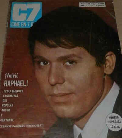 CINE EN 7 DIAS magazine side cover Issue 337 23 September 1967
