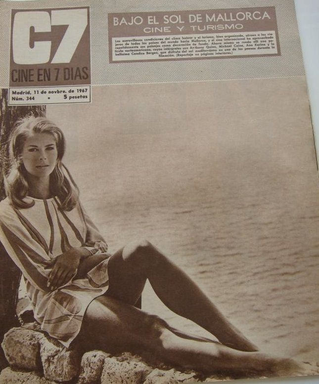 CINE EN 7 DIAS magazine side cover Issue 344 11 November 1967