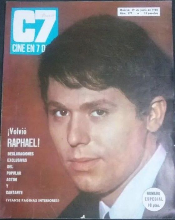 CINE EN 7 DIAS magazine side cover Issue 377 29 June 1968
