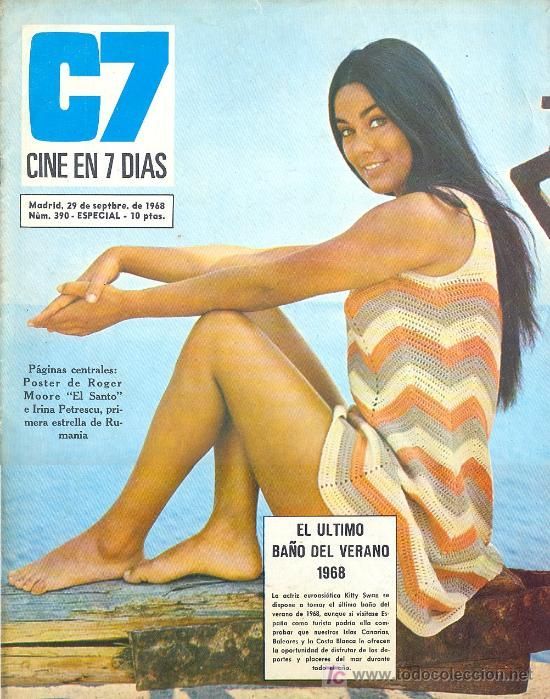 CINE EN 7 DIAS magazine side cover Issue 390 28 September 1968