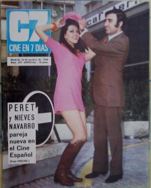CINE EN 7 DIAS magazine side cover Issue 397 16 November 1968