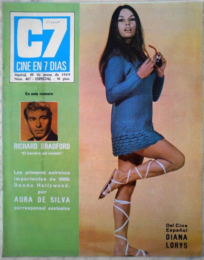 CINE EN 7 DIAS magazine side cover Issue 407 25 January 1969