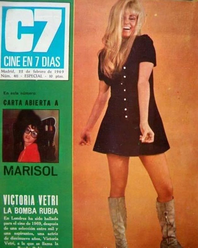 CINE EN 7 DIAS magazine side cover Issue 411 22 February 1969