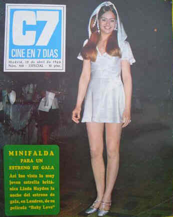 CINE EN 7 DIAS magazine side cover Issue 418 12 April 1969