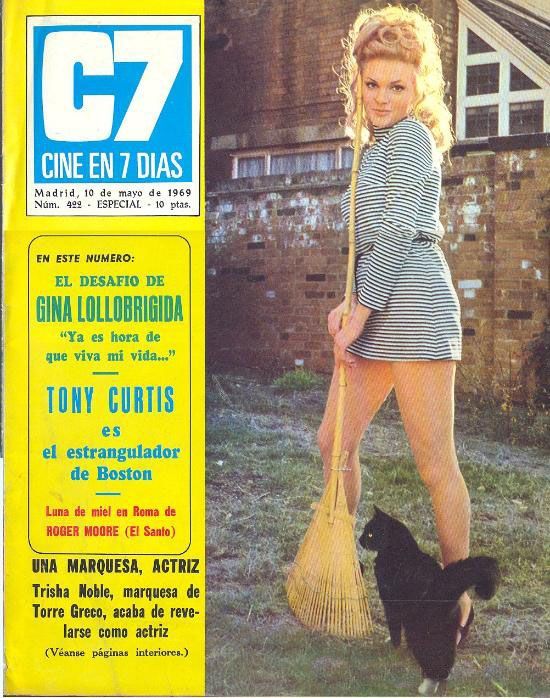 CINE EN 7 DIAS magazine side cover Issue 422 10 May 1969