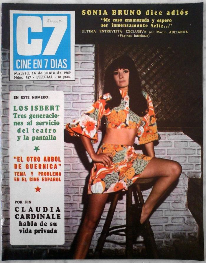 CINE EN 7 DIAS magazine side cover Issue 427 14 June 1969