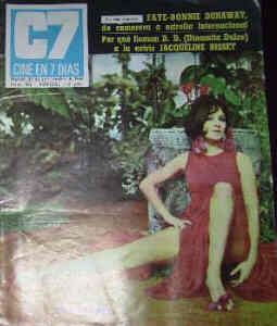 CINE EN 7 DIAS magazine side cover Issue 451 29 November 1969