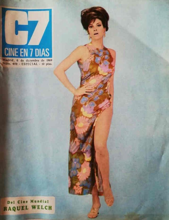 CINE EN 7 DIAS magazine side cover Issue 452 6 December 1969
