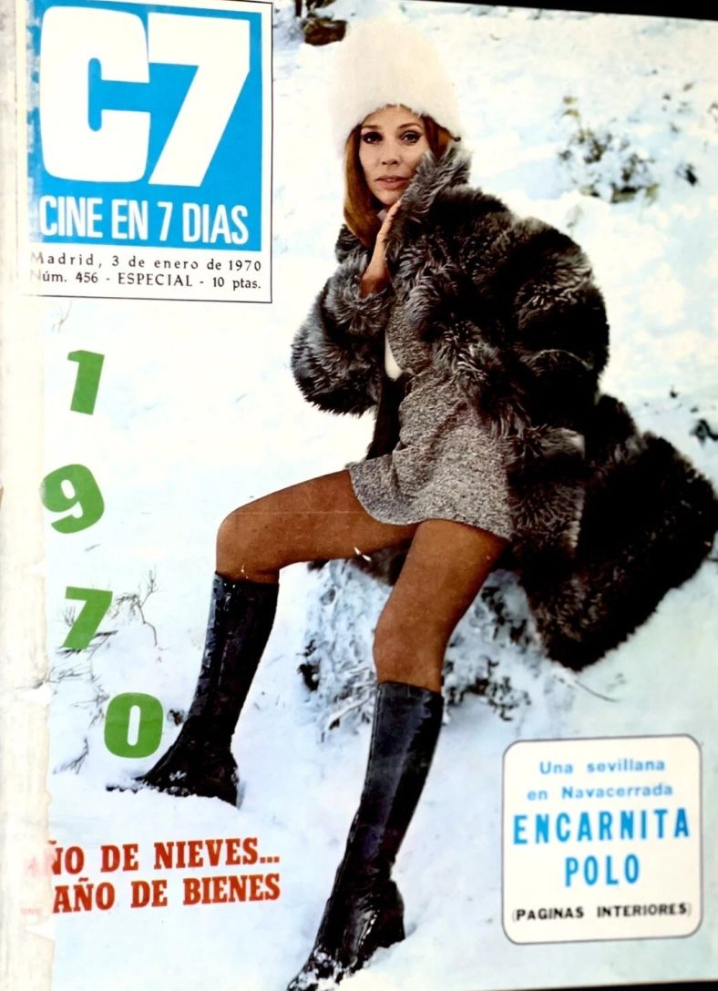 CINE EN 7 DIAS magazine side cover Issue 456 3 January 1970
