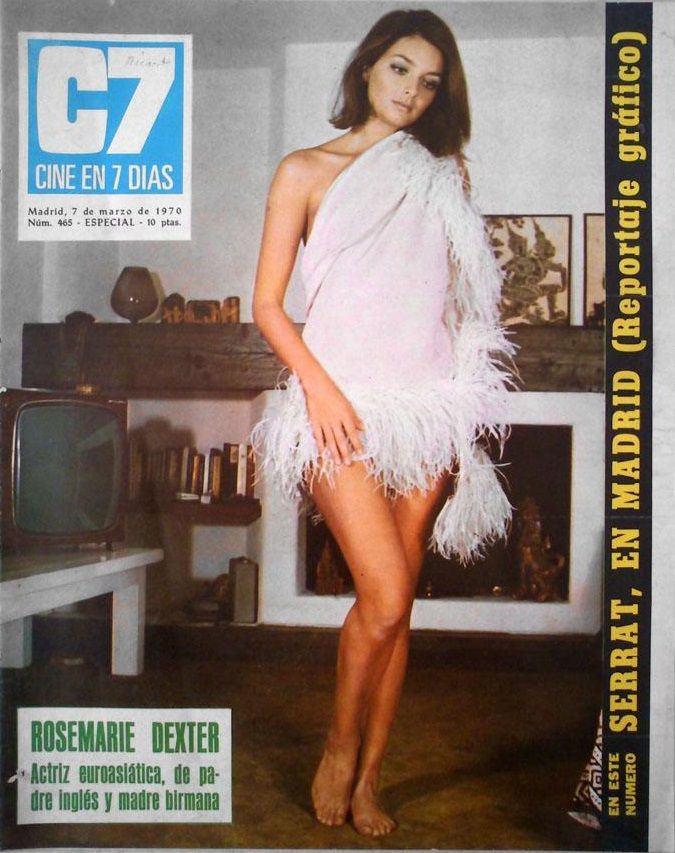 CINE EN 7 DIAS magazine side cover Issue 465 7 March 1970
