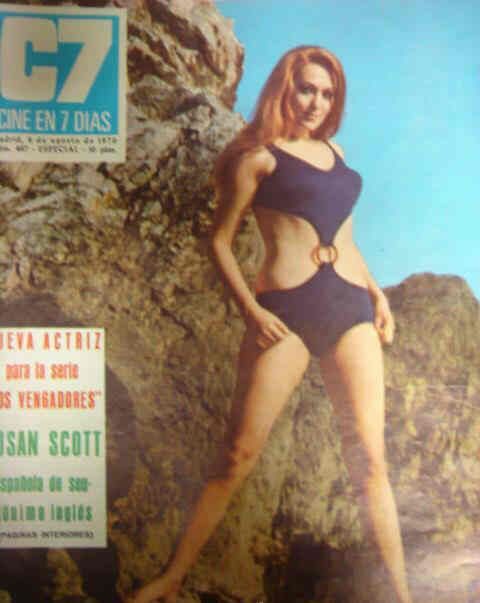 CINE EN 7 DIAS magazine side cover Issue 487 8 August 1970