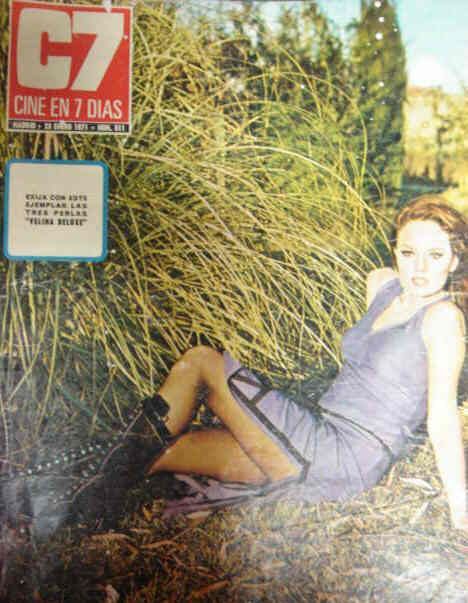 CINE EN 7 DIAS magazine side cover Issue 511 23 January 1971