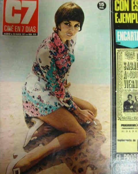 CINE EN 7 DIAS magazine side cover Issue 519 20 March 1971