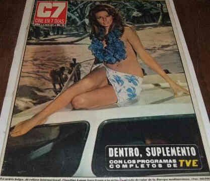 CINE EN 7 DIAS magazine side cover Issue 526 8 May 1971