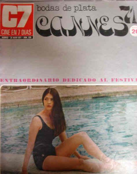 CINE EN 7 DIAS magazine side cover Issue 529 29 May 1971