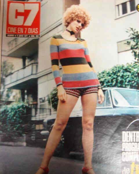 CINE EN 7 DIAS magazine side cover Issue 530 5 June 1971