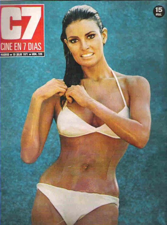 CINE EN 7 DIAS magazine side cover Issue 535 10 July 1971