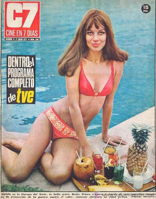 CINE EN 7 DIAS magazine side cover Issue 536 17 July 1971
