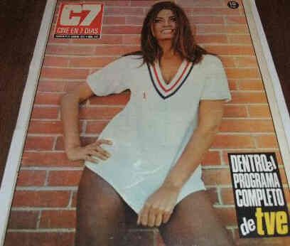 CINE EN 7 DIAS magazine side cover Issue 541 21 August 1971