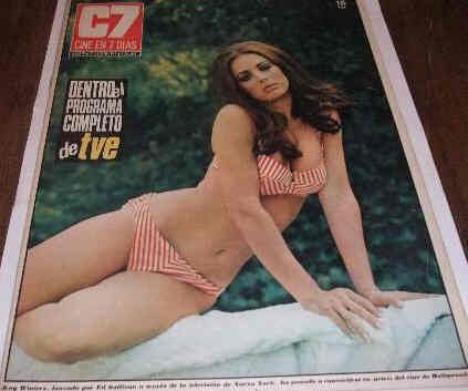 CINE EN 7 DIAS magazine side cover Issue 542 28 August 1971