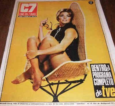 CINE EN 7 DIAS magazine side cover Issue 549 16 October 1971
