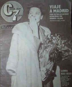 CINE EN 7 DIAS magazine side cover Issue 55 28 April 1962