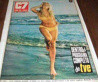 CINE EN 7 DIAS magazine side cover Issue 551 30 October 1971