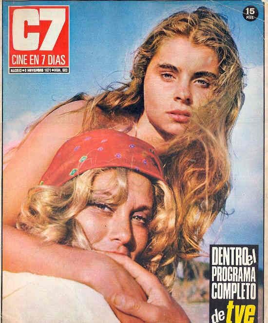 CINE EN 7 DIAS magazine side cover Issue 552 6 November 1971