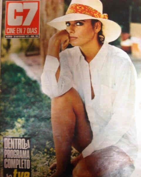 CINE EN 7 DIAS magazine side cover Issue 554 20 November 1971