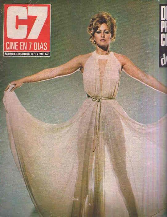 CINE EN 7 DIAS magazine side cover Issue 556 4 December 1971