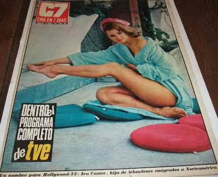 CINE EN 7 DIAS magazine side cover Issue 564 29 January 1972
