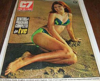 CINE EN 7 DIAS magazine side cover Issue 565 5 February 1972