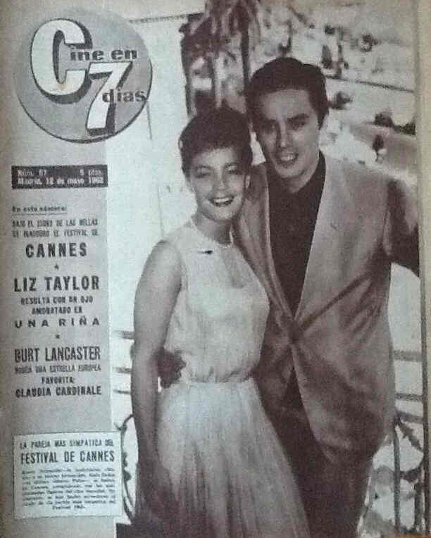CINE EN 7 DIAS magazine side cover Issue 57 12 May 1962