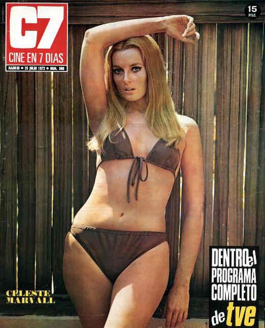 CINE EN 7 DIAS magazine side cover Issue 590 29 July 1972