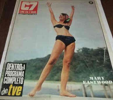 CINE EN 7 DIAS magazine side cover Issue 591 5 August 1972