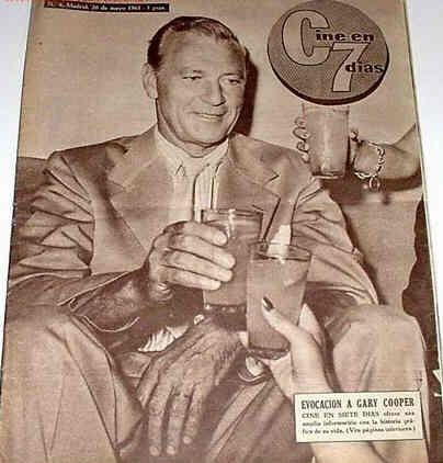CINE EN 7 DIAS magazine side cover Issue 6 20 May 1961