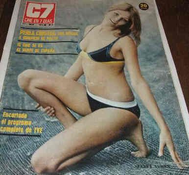 CINE EN 7 DIAS magazine side cover Issue 619 17 February 1973