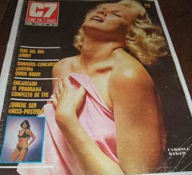 CINE EN 7 DIAS magazine side cover Issue 624 24 March 1973