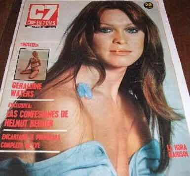 CINE EN 7 DIAS magazine side cover Issue 633 26 May 1973