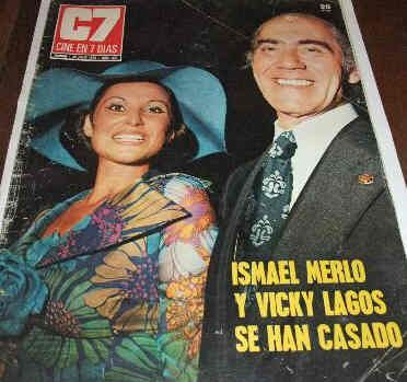 CINE EN 7 DIAS magazine side cover Issue 637 23 June 1973