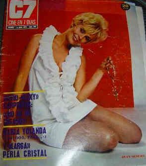 CINE EN 7 DIAS magazine side cover Issue 640 14 July 1973