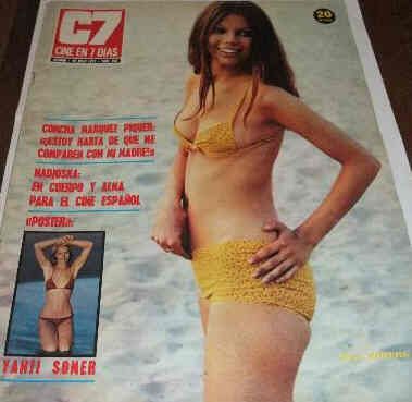 CINE EN 7 DIAS magazine side cover Issue 642 28 July 1973