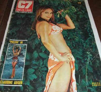 CINE EN 7 DIAS magazine side cover Issue 644 11 August 1973