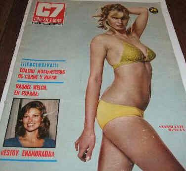 CINE EN 7 DIAS magazine side cover Issue 646 25 August 1973