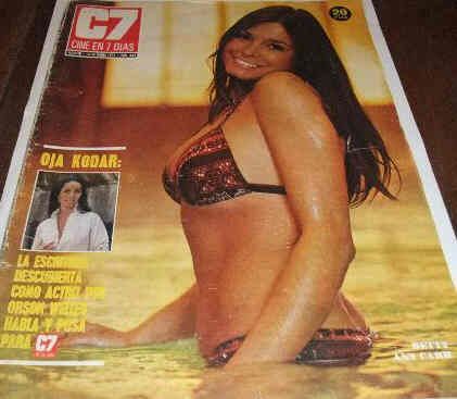 CINE EN 7 DIAS magazine side cover Issue 653 13 October 1973