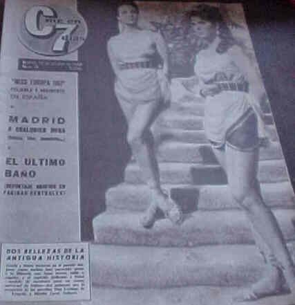 CINE EN 7 DIAS magazine side cover Issue 79 13 October 1962