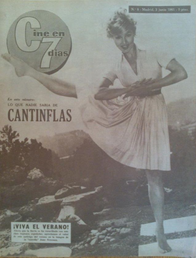 CINE EN 7 DIAS magazine side cover Issue 8 3 June 1961