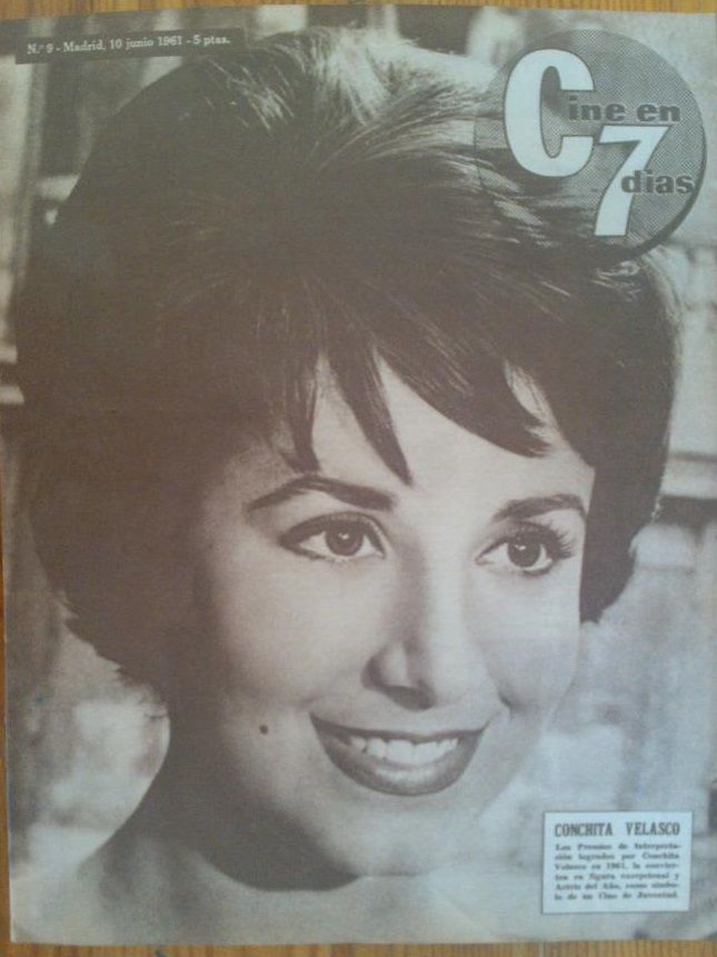 CINE EN 7 DIAS magazine side cover Issue 9 10 June 1961